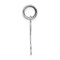 14K White Gold Heart Shaped Key & Lock Charm Jewelry 20mm x 7mm